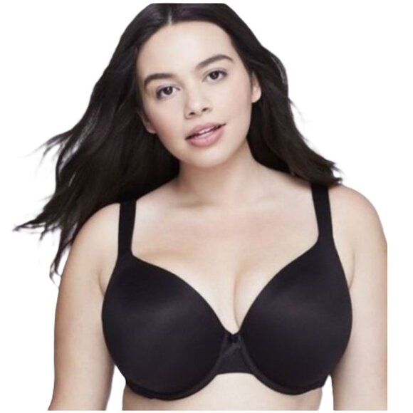 Lane Bryant Cacique Bra Intuition Full Coverage Lined Black 42DD - Picture 10 of 10